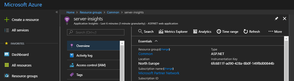 Azure AppInsights Overview